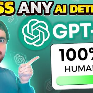 Pass AI Detection with ChatGPT4 - 100% Human Written AdSense Prompt