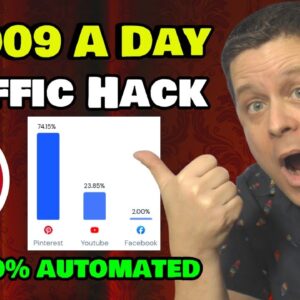 Pinterest Traffic Hack [$1,009 A Day]  Crazy Simple!