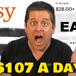 5 Etsy Side Hustles That Make $107 A Day!